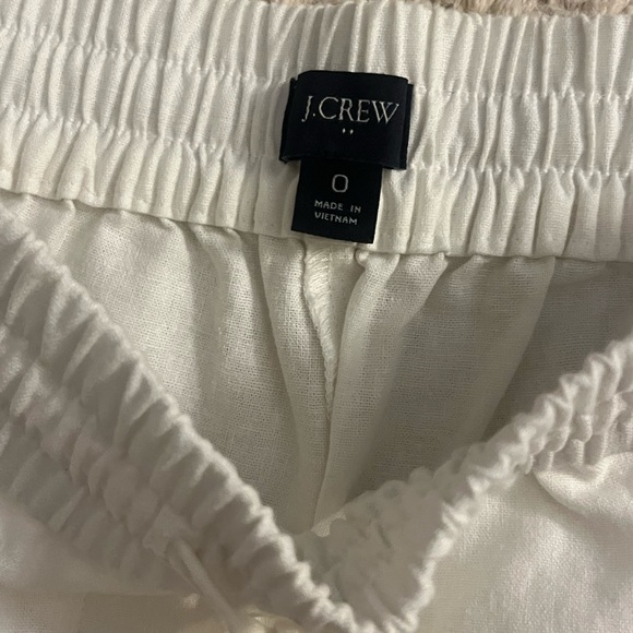 J.Crew Linen-cotton blend drawstring pant - Picture 5 of 6